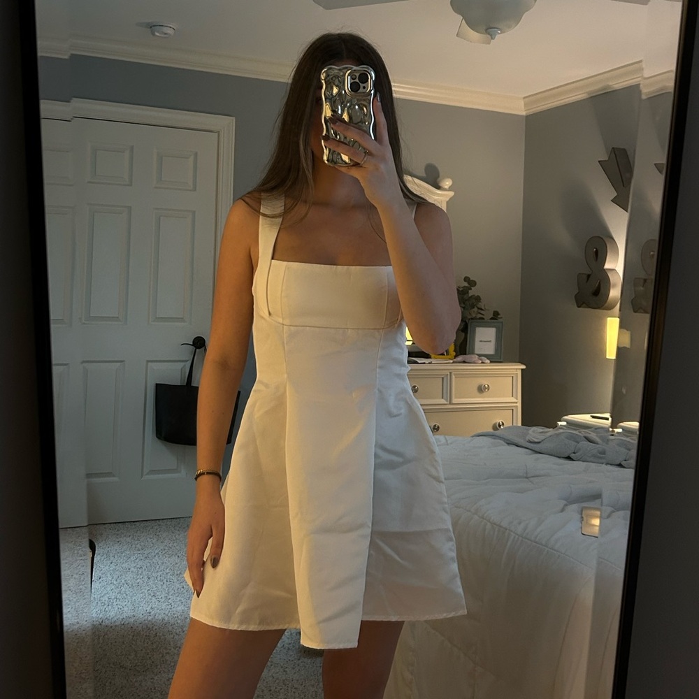 White Mini Dress. Perfect for graduation!!!